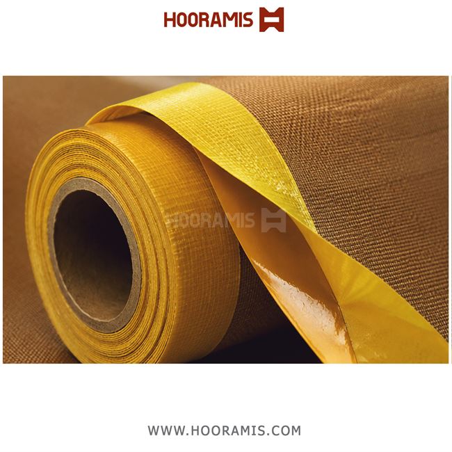 پارچه تفلون فایبر فلون چسب‌دار با ضخامت 0.25 (Fiber Flon Fabric 0.25ad)
